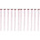 12Stk Funkelnde Haar-Extensions Haar Tinsel Rosé Damen Accessoires 3