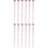 12Stk Funkelnde Haar-Extensions Haar Tinsel Rosé Damen Accessoires 6