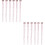 12Stk Funkelnde Haar-Extensions Haar Tinsel Rosé Damen Accessoires 7
