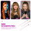 12Stk Funkelnde Haar-Extensions Haar Tinsel Rosé Damen Accessoires 10