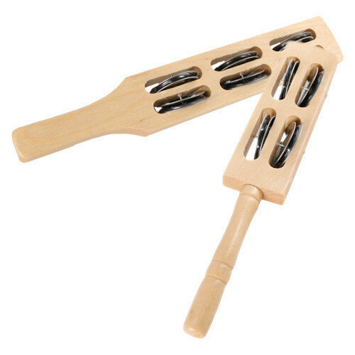 10Stk Jingle Sticks Für Kinder, Handliche Holz-Glocken, , Robust 2