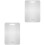 2Pcs Stainless Steel Double-Side Kitchen Cutting Boards Silver 5