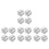 16Pcs Metal Calibration Mass Set with Hooks for Lab Scale Adjustment 4
