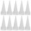 100Pcs White Caulk Tube Tips Plastic Nozzle Applicator Finisher Set 2
