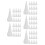 100Pcs White Caulk Tube Tips Plastic Nozzle Applicator Finisher Set 4