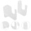 4Paare Wand Skateboard Halter Display Regal Transparent 11