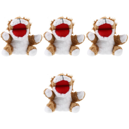 4Stk Plüsch Handpuppen Für Kinder, Pädagogisch Und 1