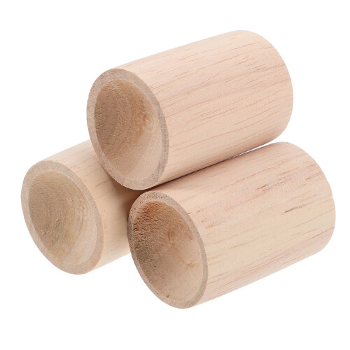 6Stk Leichter Holz Öl Diffuser Auto Ätherisches Aroma Hellgelb 2
