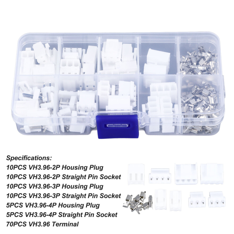 3.96mm VH3.96 Connector Assortment 120pc