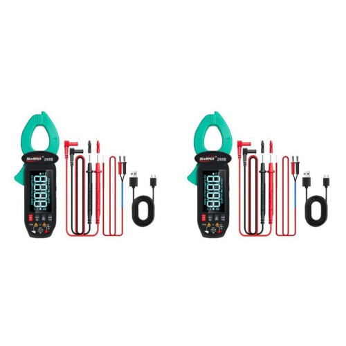 2X WinAPEX 268B Intelligent Large Screen AC- Leakage Meter 600MA-60A Multi-Function Leakage Current Meter