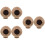 6Pcs Small Brown Coconut Shell Hamster Hideout House for Pet Play 7