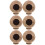 6Pcs Small Brown Coconut Shell Hamster Hideout House for Pet Play 8
