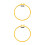 2Pcs Yellow Plastic Embroidery Hoop Adjustable Cross Stitch Frame Ring 4
