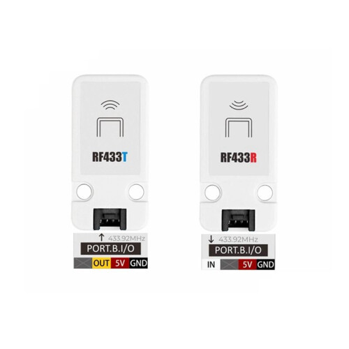 M5Stack RF433T/R Wireless RF Transmitter & Receiver Working Frequency 433.92MHz for IoT RF Remote Control Automation