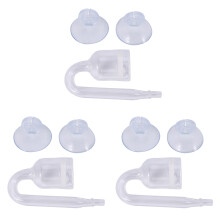 3X ACQUARIO CO2 Diffusore in Carbonio Reattore Biossido con Ceramica Disco + 6 Ventose
