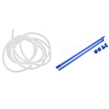 2M x 5mm Aquarium Air Pond Pump Fish Tube Pipe with Fish Tank Aquarium Air Stone Bubble Wall Aeration Tube