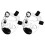 4Pièces Casque Transparent Durable Avec Protection Pour Karaté 3