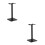 Compact Black Earphone Bracket Aluminum Headphone Stand for Desk 7