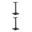 Compact Black Earphone Bracket Aluminum Headphone Stand for Desk 10