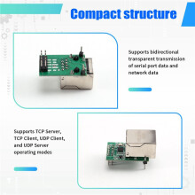 CH9120 Nätverk TTL Seriell Portmodul Seriell Port Transparent Transmission 10M Ethernetmodul WCH Seriell Portserver