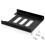 4X Hard Disk Bracket 2.5 to 3.5 Hard Disk Cage Hard Disk Bracket Multi-Function Solid State Drive SSD Bracket 3