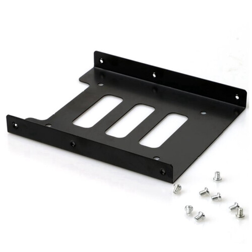 4X Hard Disk Bracket 2.5 to 3.5 Hard Disk Cage Hard Disk Bracket Multi-Function Solid State Drive SSD Bracket 2
