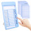 4Stk Blauer Chore Chart Mit Schieberegler, Täglicher Planer 6