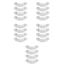 10Paare Schuhabsatzkappen Metall Robust Silber Für Und Outdoor