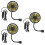 3Pièces Ventilateur Refroidisseur Portable USB 12V/24V Noir 8