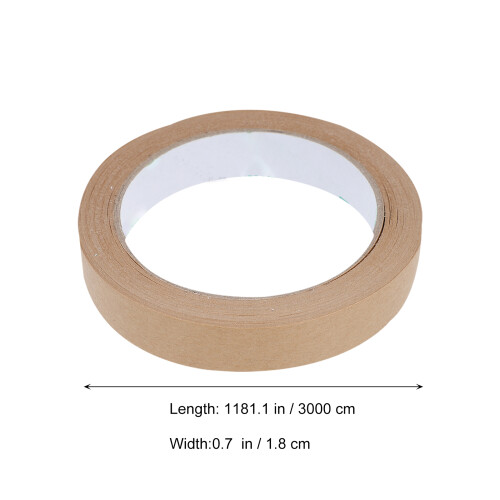 10Stk Selbstklebendes Kraftpapier Paketklebeband Hellbraun 1