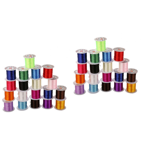 Elastic Crystal Thread Assorted Color Strong Rope for DIY Crafts