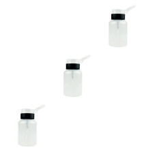 3Pièces Flacon À Push Down Transparent Pour Ongles