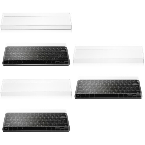 3Pcs Acrylic Keyboard Covers Clear Protective Covers for Storage