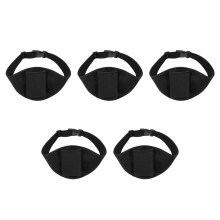 5Stk Mikrofongurt Nylon Schwarz Für Aufbewahrung Und Transport