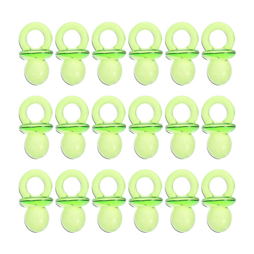 1000Stk Mini Baby Shower Acryl Hellgrün Für DIY 2