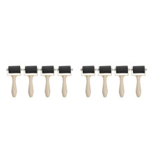 8Pcs Multi-Use Rubber Brayer Rollers for DIY Crafting and Printmaking