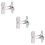 3Stk Buckle Lock Für Türen Schränke Robust 1