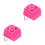 2Stk Non-Slip Skate Rosa Für Kinder Roller Inline Skates 4