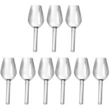9Stk Reisschaufel Metall Silber Robust Vielseitig