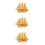3Pièces Petits Bateaux Simulation Métal Ornements Pour Table 1