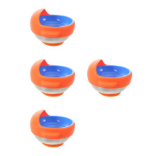 4Pièces Bols Antidébordement En Silicone Avec Ventouse Pour Seniors