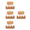 8Pièces Support Sushi Bois Marron Stable Pour Buffet Diner 6
