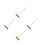 4Pcs Heavy Duty Floor Squeegee Broom for Bathroom Kitchen Balcony Use 1