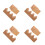 8Pièces Support Sushi Bois Marron Stable Pour Buffet Diner 7