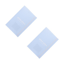 2Pcs Blue Card Storage Book Organizer Business Card Holder Photo Album