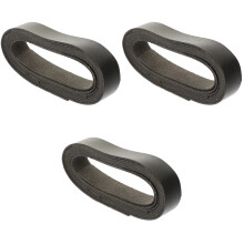 3 Schwarze Lederbänder Für DIY Gürtel Und Lederhandwerk