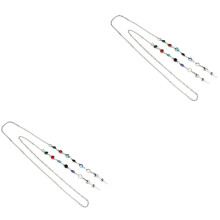 2Stk Brillenschnur Eyewear Safety Strap Bunt Stabil Zum Umhängen