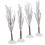 16Stk DIY Eisendraht Baum Mit Kunstschnee, Bunter Schmuck 2