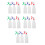 15Pcs Travel Size Spray Bottles ABS Material with Adjustable Nozzles 1
