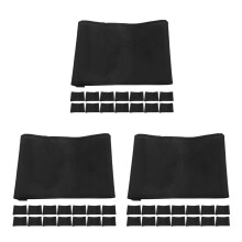 75Stk Atmungsaktive Schwarze -Armbänder Aus Für